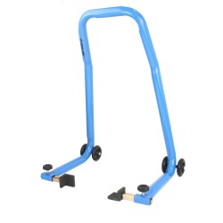 Cavalletto per Moto | Portata 340 kg | Regolabile 25-35 cm | Altezza 37 cm | Larghezza 53 cm | Supporti in Gomma | con Ruote